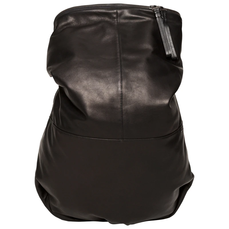 Cote & Ciel Nile Alias Leather Backpack (Agate Black