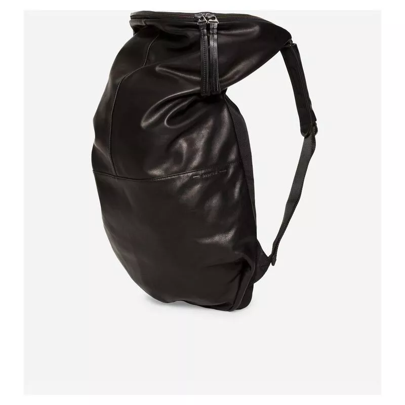Cote & Ciel Nile Alias Leather Backpack (Agate Black) | Sportpursuit.c