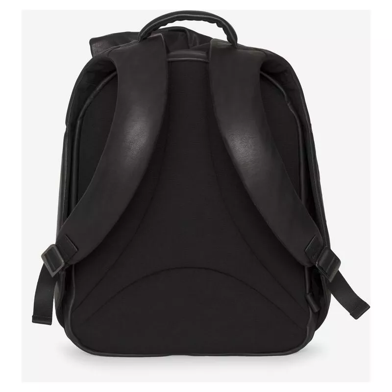 Cote & Ciel Isar Alias Leather Backpack (Agate Black) | Sportpursuit.c