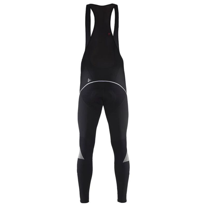 TIGHTS CRAFT REEL THERMAL BIBTIGHTS color BLACK WHITE