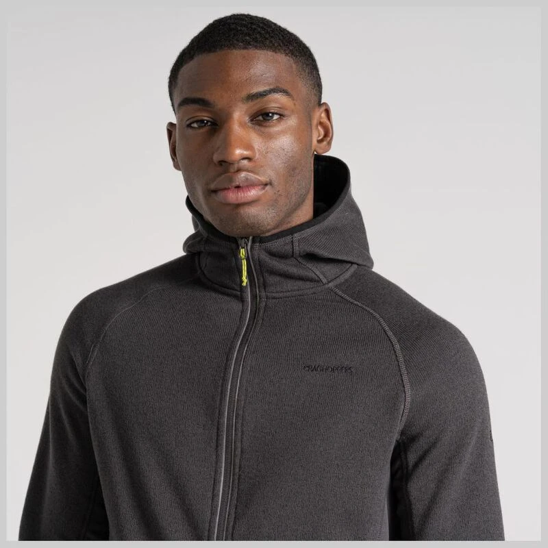 Craghoppers Mens Mannix Fleece Jacket (Black Pepper Marl) Sportpursu