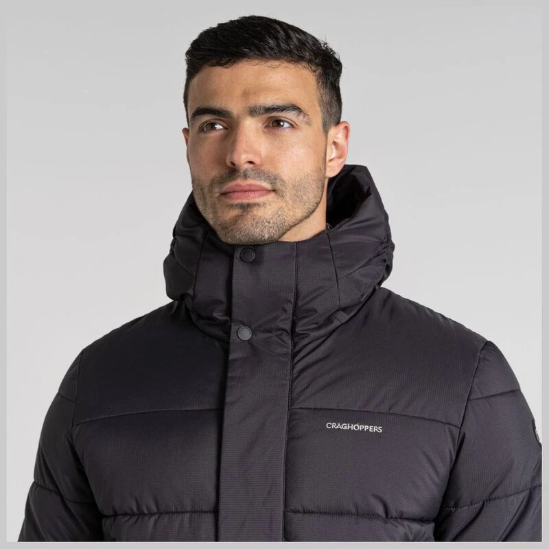 Craghoppers Mens Sutherland Hooded Insulated Jacket (Black) | Sportpur