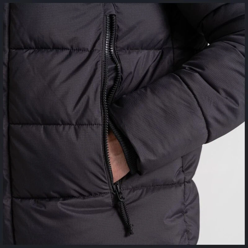 Craghoppers Mens Sutherland Hooded Insulated Jacket (Black) | Sportpur