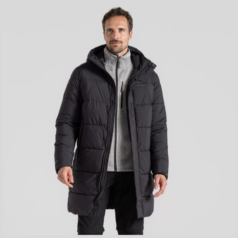 Craghoppers Mens Cormac Hooded Insulated Jacket (Black) | Sportpursuit
