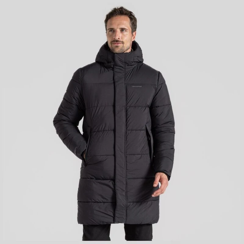 Craghoppers Mens Cormac Hooded Insulated Jacket (Black) | Sportpursuit