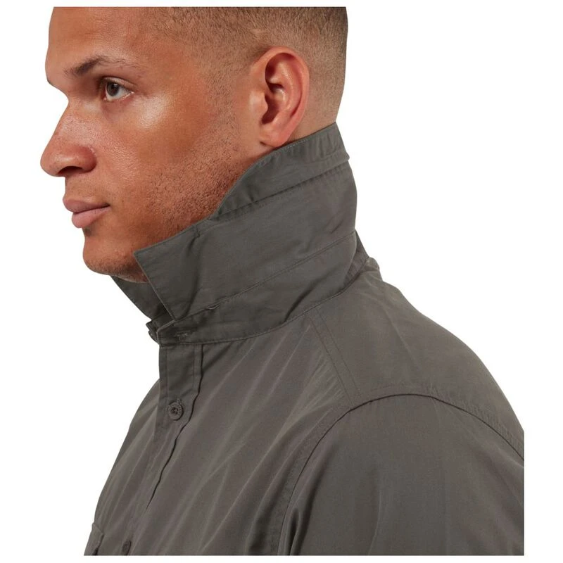 Craghoppers Mens Kiwi Long Sleeve Shirt Dark Grey Sportpursuit