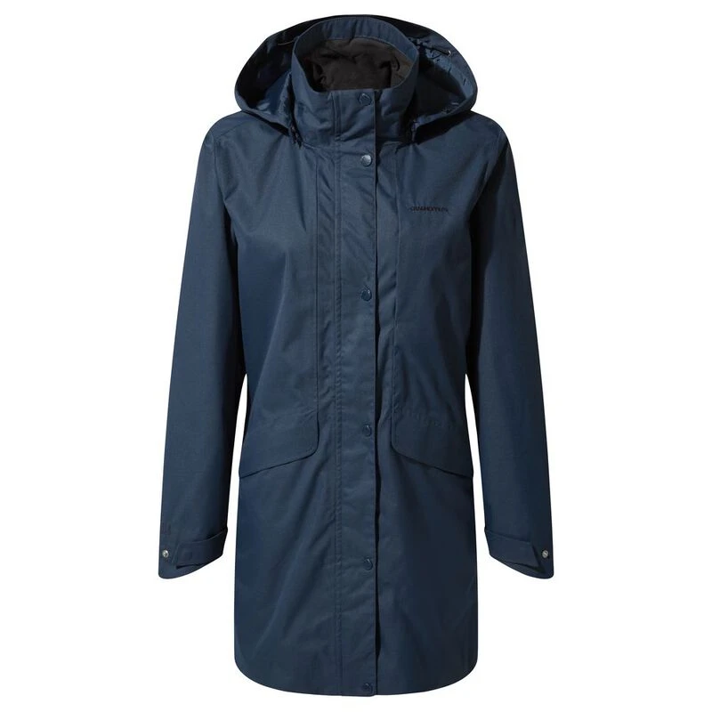 Craghoppers Womens Aird Waterproof Jacket Loch Blue Sportpursuit.c