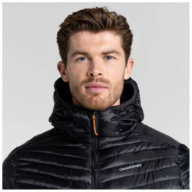 Craghoppers Mens ExpoLite Hooded Jacket (Black) | Sportpursuit.com