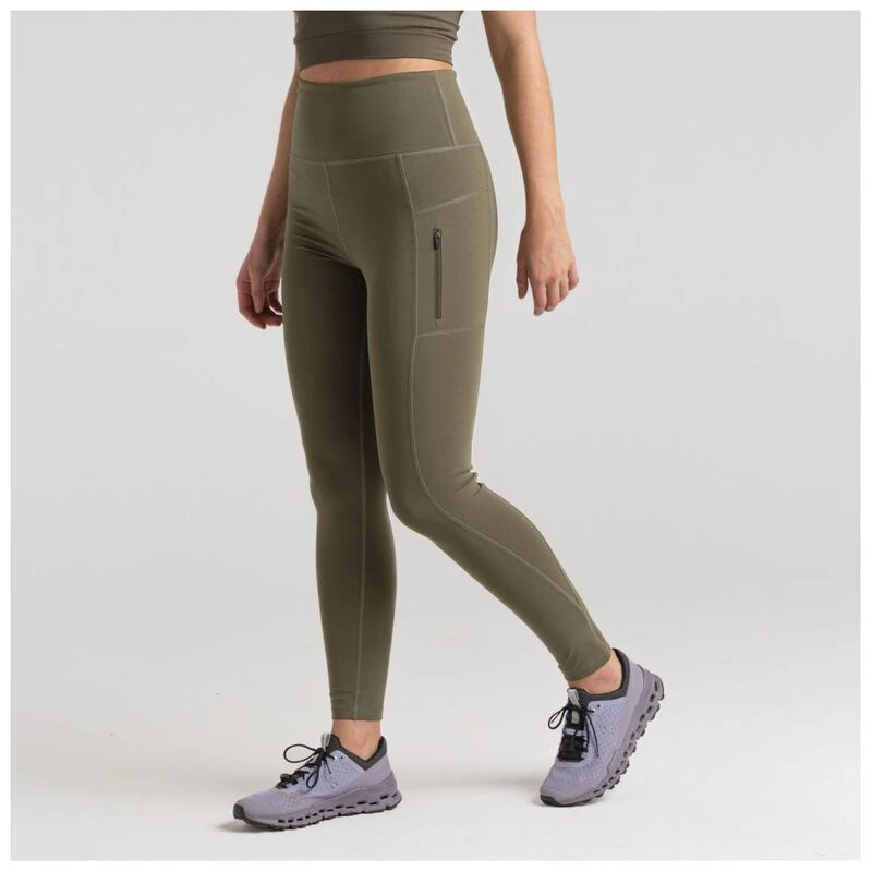 Craghoppers Womens Kiwi Pro Tights (Wild Olive)