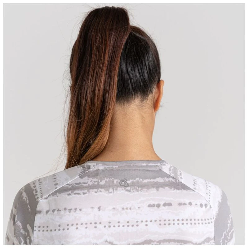 Craghoppers Womens Dynamic Pro T Shirt Lunar Grey Print Sportpursu