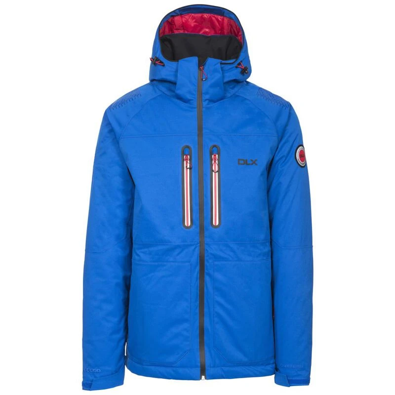 DLX Mens Allen Waterproof Ski Jacket Blue Sportpursuit