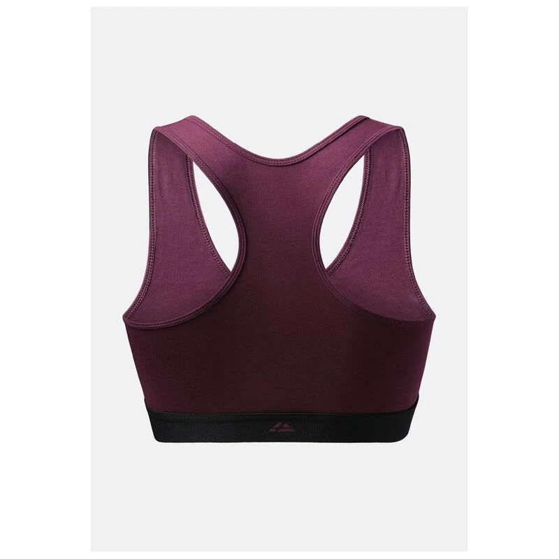 DanishEndurance Womens Organic Sports Bra (Wine)