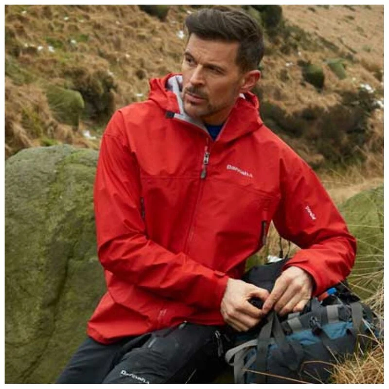 Red rain jacket mens online