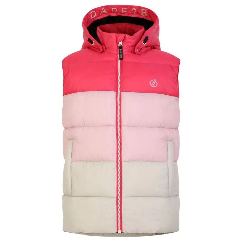 Dare2B Kids Jolly Gilet Berry Pink Pale Mauve Sportpursuit