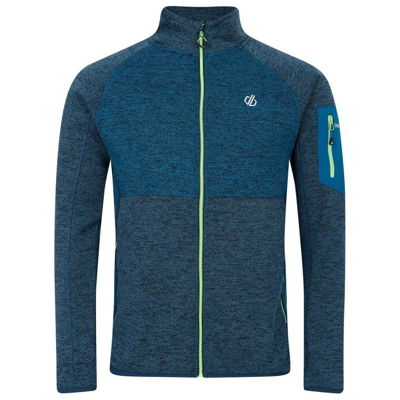 Dare2b Mens Torrek Thermal Jacket Moonlight Demin Green Flash Spor