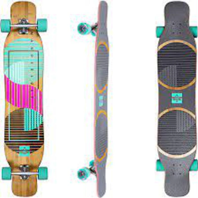 Dusters Wanderlust Longboard 47" Skateboard (Purple) Sportpursuit.co