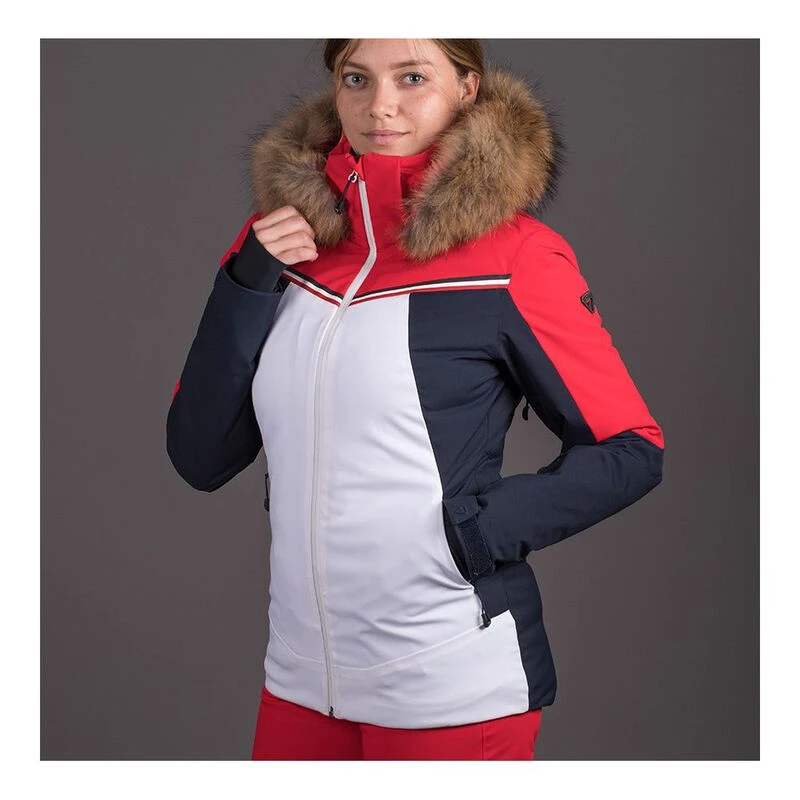 Degre7 Veste Sassiere Femme Rouge privatesportshop