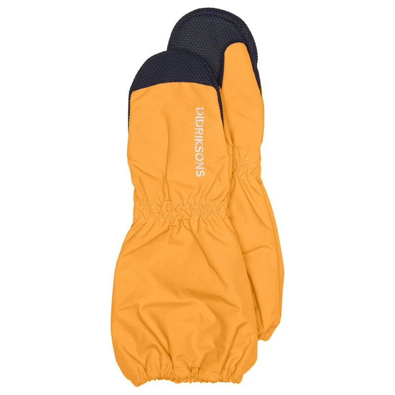 Didriksons Kids Shell Waterproof Mittens (Fire Yellow) Sportpursuit.