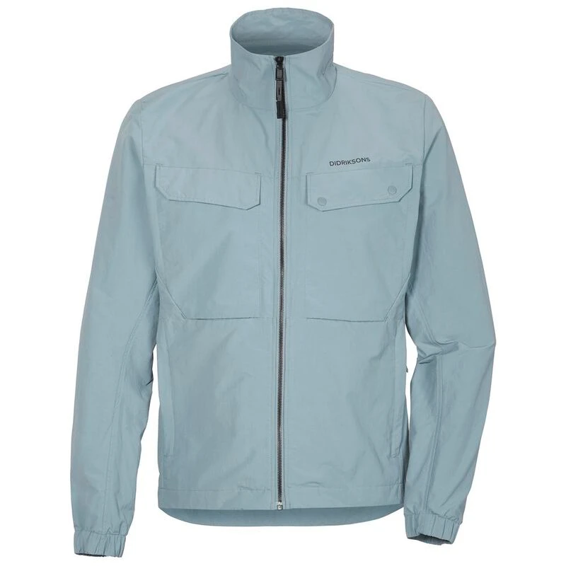 Didriksons Mens Nico Jacket Stone Cold Blue Sportpursuit