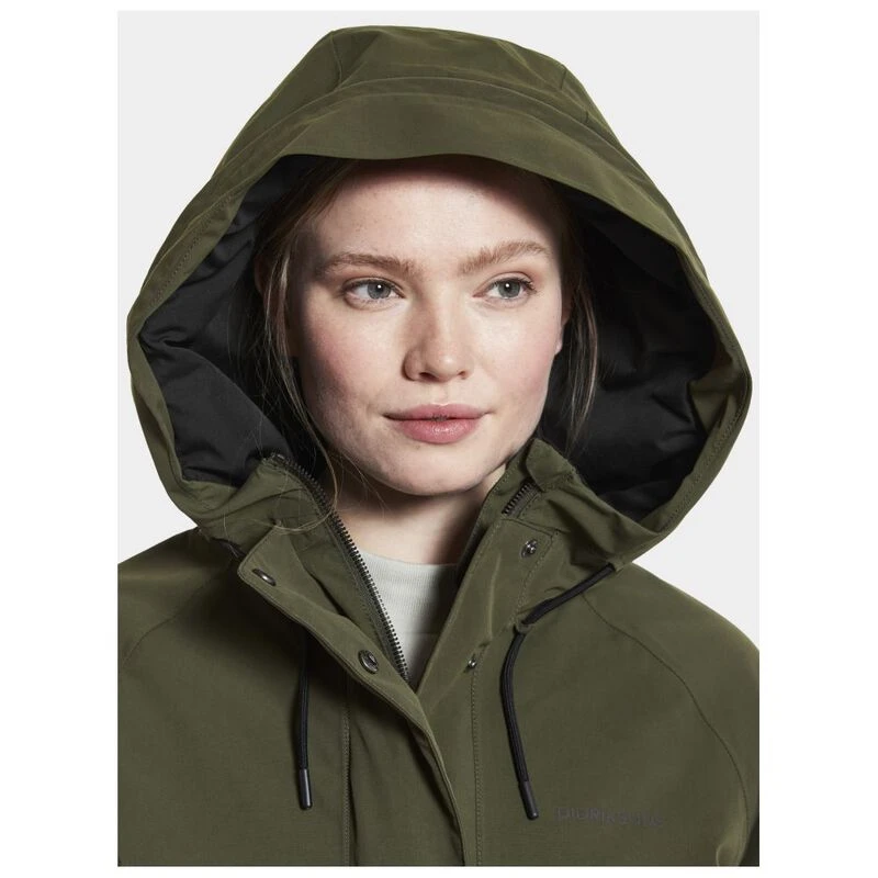 Didriksons Womens Alicia Jacket Deep Green Sportpursuit