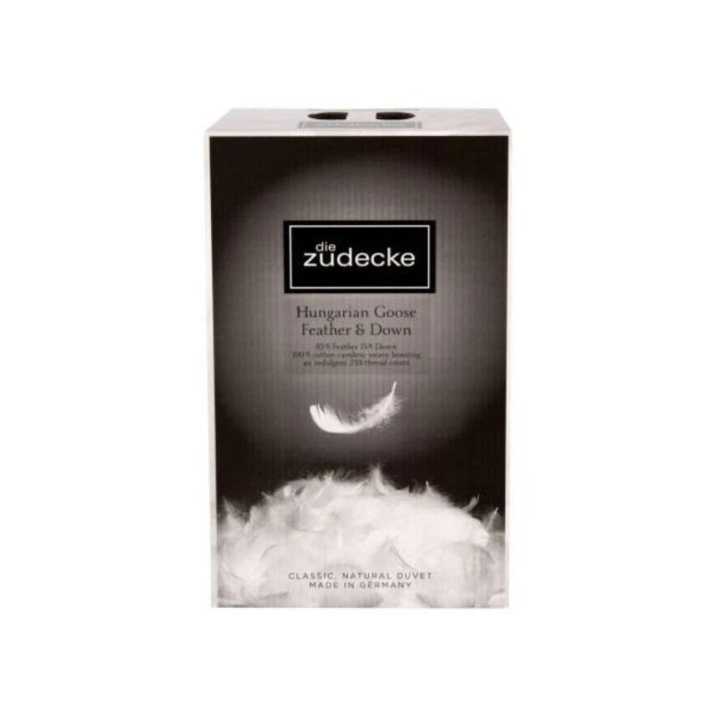 Die Zudecke Hungarian Goose Feather & Down 10.5 Tog Double Duvet (Whit