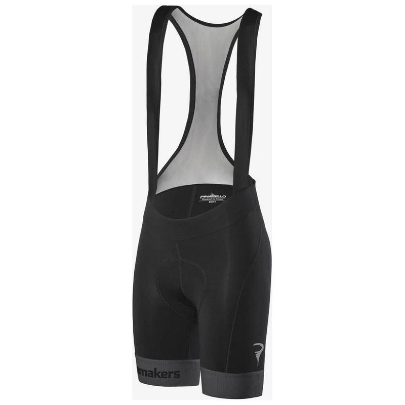 Dotout Womens T Writing Bib Shorts Black Sportpursuit