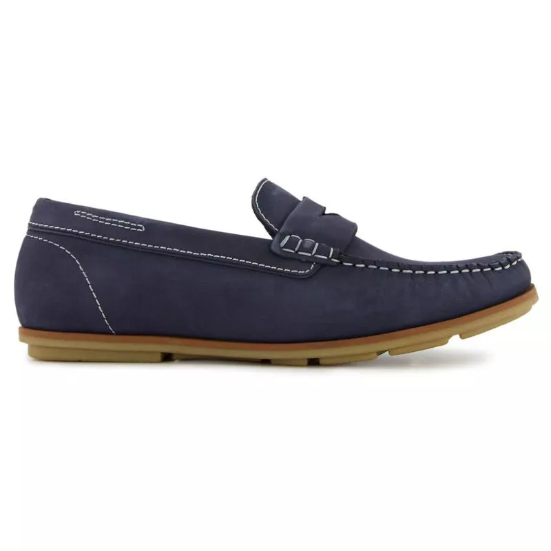 Dune London Mens Balloons Loafers Navy Sportpursuit