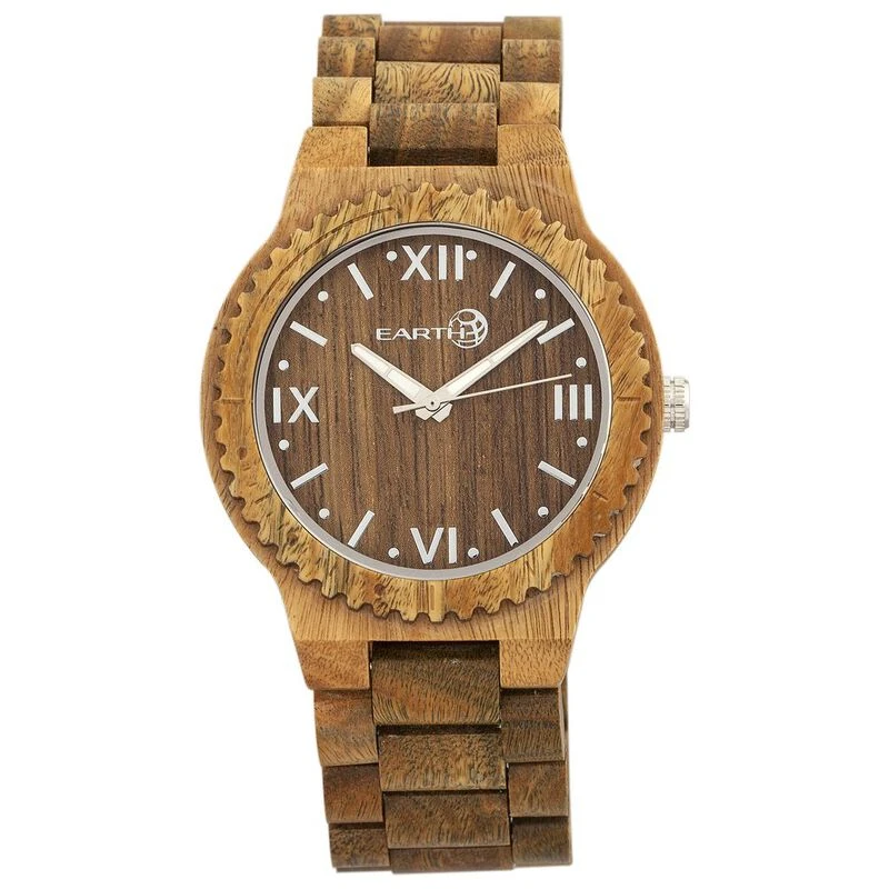 Earth Wood Bighorn Bracelet Watch Olive Sportpursuit