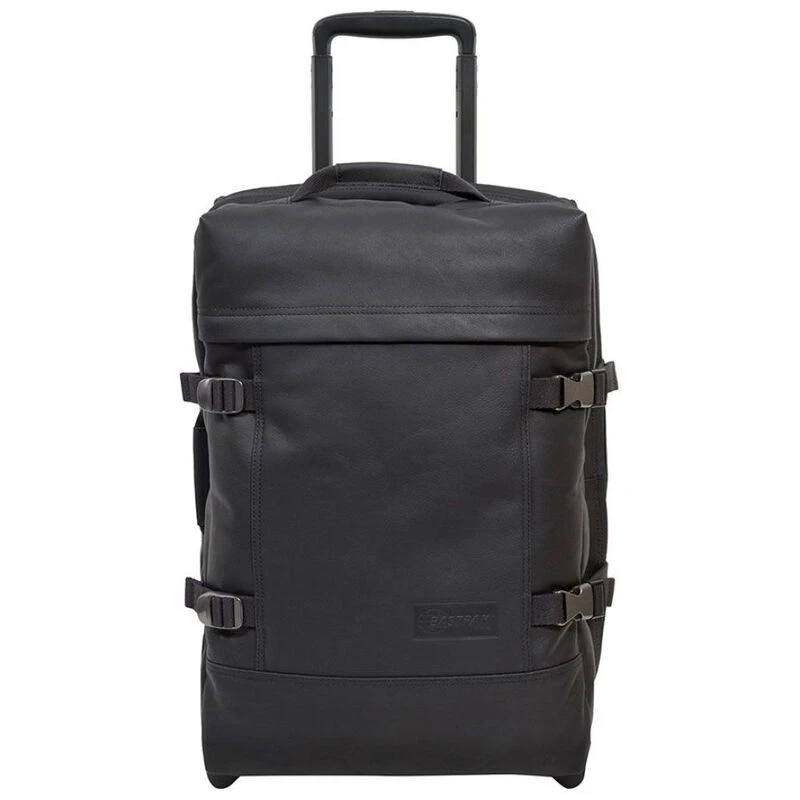 Eastpak Tranverz S 42L Suitcase (Black Ink Leather)