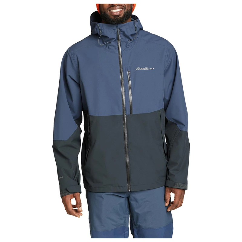 Eddie Bauer Mens Powder Search Jacket Dusted Indigo Sportpursuit.c