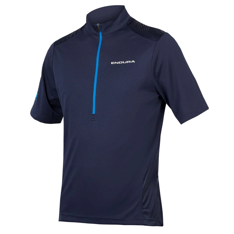 Endura Mens Hummvee Short Sleeve Jersey Navy Sportpursuit