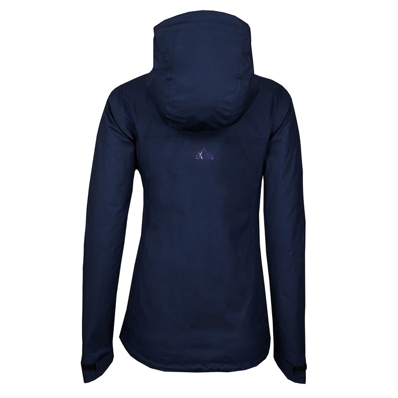 Fjern Womens Skjold Packable Waterproof Jacket (Navy/Purple) | Sportpu