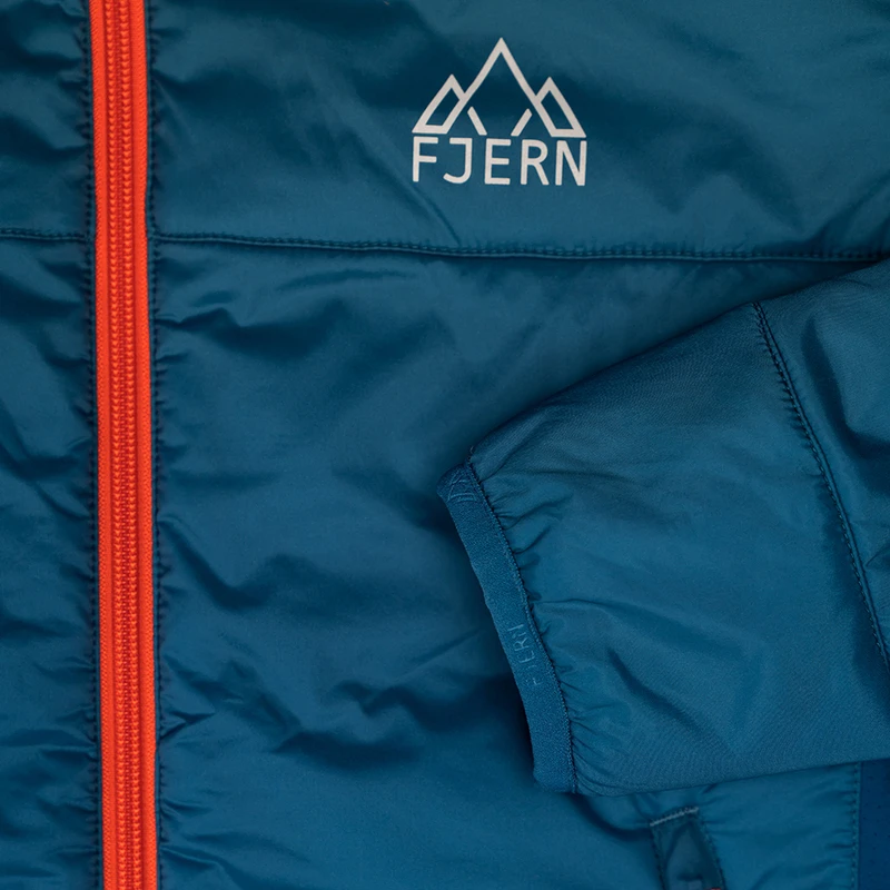 Fjern Mens Breen Insulated Jacket Teal Orange Sportpursuit