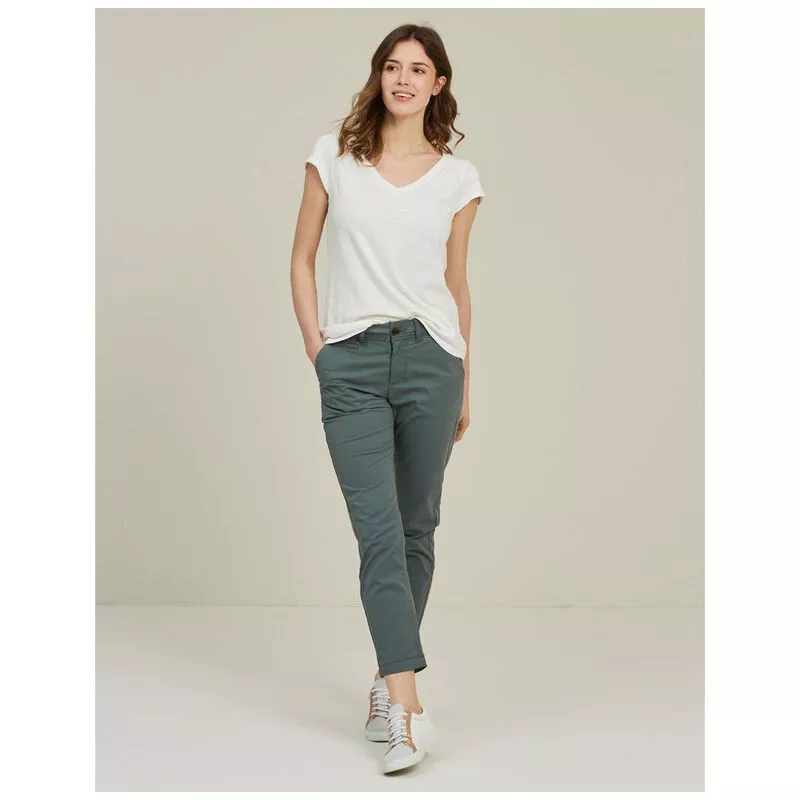 FatFace Womens Devon Ankle Grazer Chinos Balsam Sportpursuit
