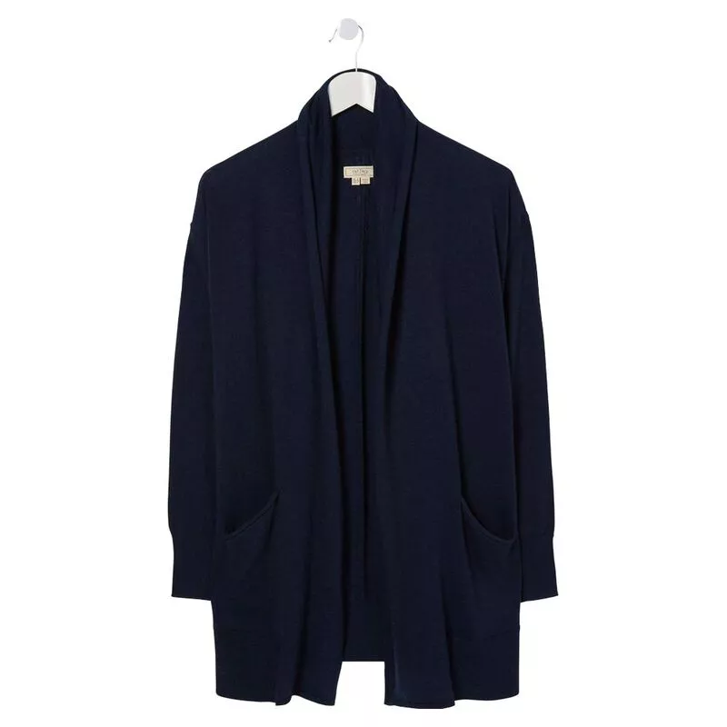 Fat Face Womens Amber Edge To Edge Cardigan Navy Sportpursuit
