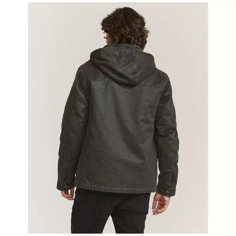 Fat Face Mens Churston Hooded Jacket Khaki Sportpursuit