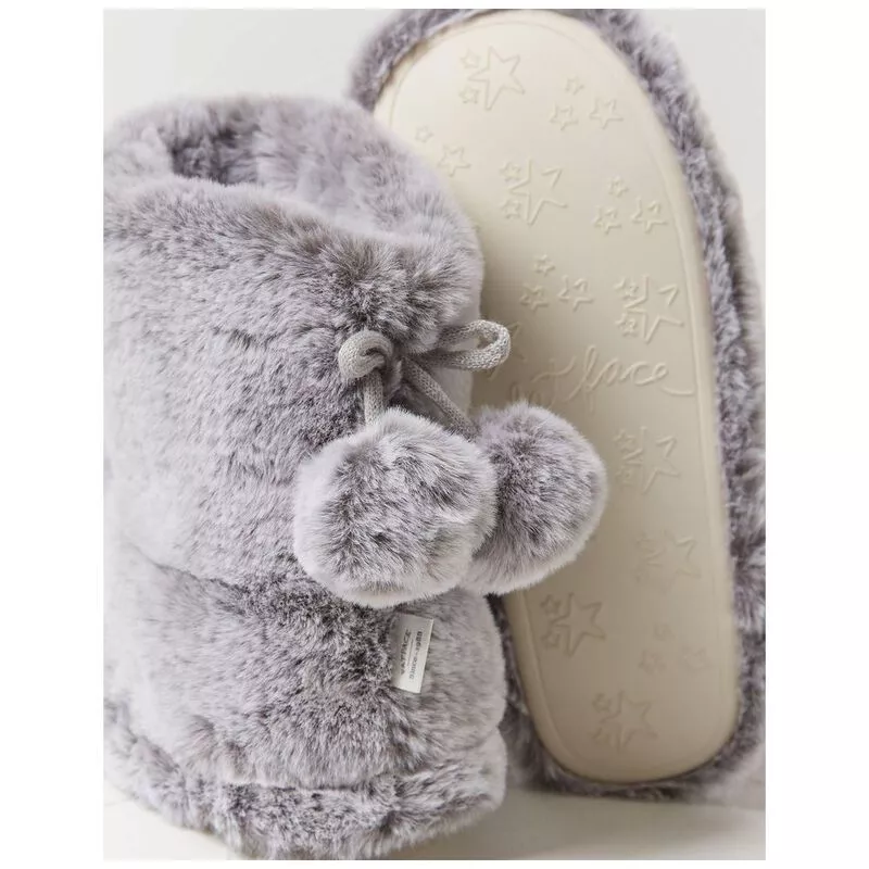 Fatface grey maya slipper boots outlet