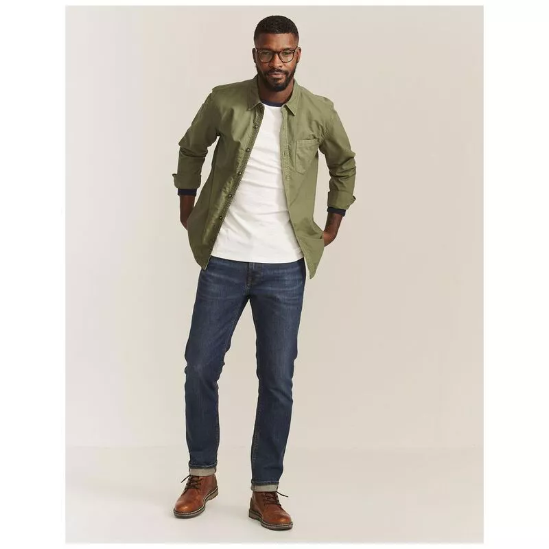 Fat Face Mens Thornhill Oxford Shirt Khaki Sportpursuit