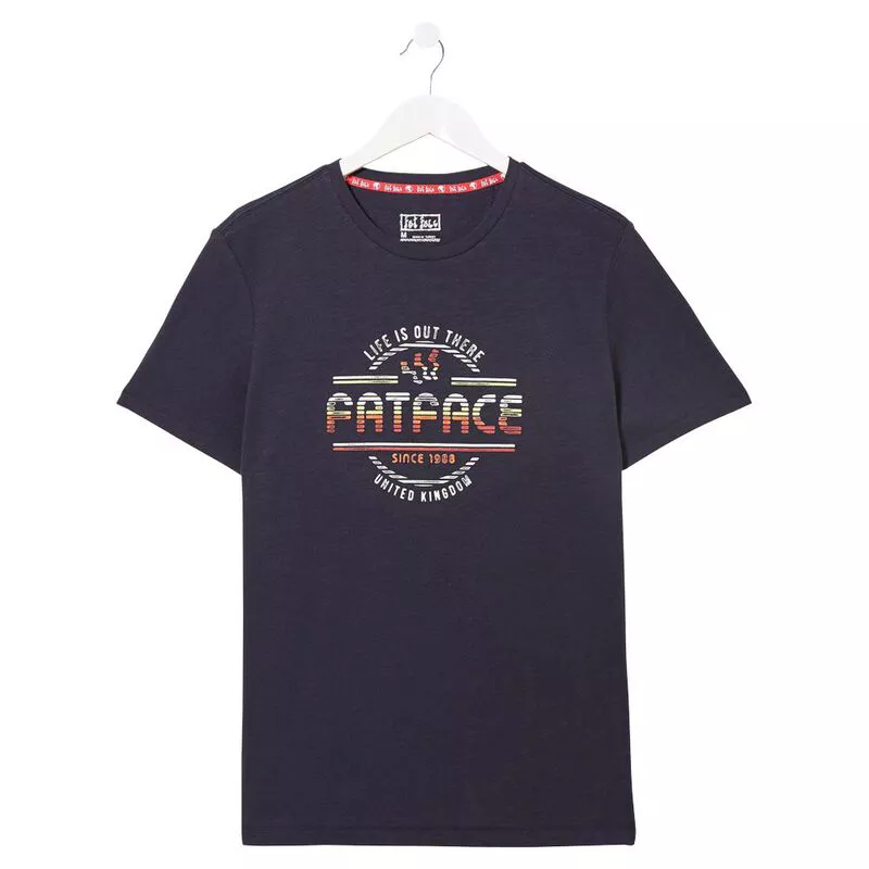 Fat Face Mens Fat Face Logo TShirt (Navy)