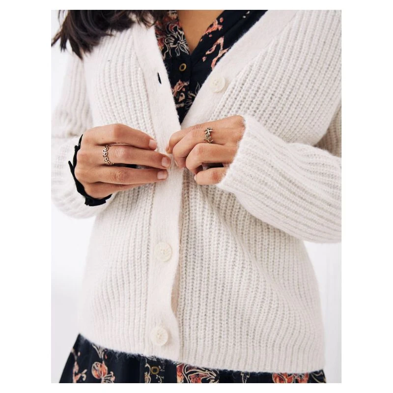 Fat face white cardigan shop