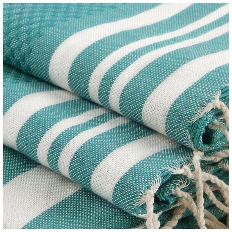 Febronie Hamptons Bathroom Towel Set Duck Egg Green White Sportpur