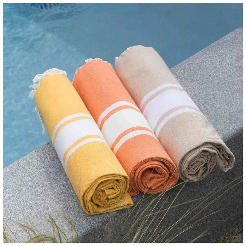 Febronie St Tropez Fouta Towel Beige Sportpursuit