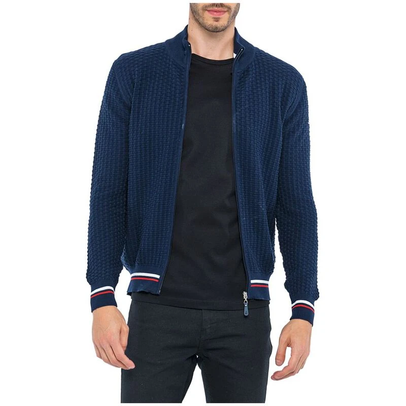 Felix Hardy Mens Zip Up Cardigan (Navy)
