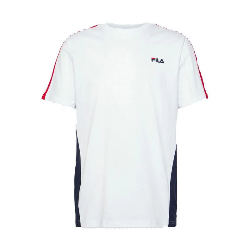 T shirt fila homme blanc on sale