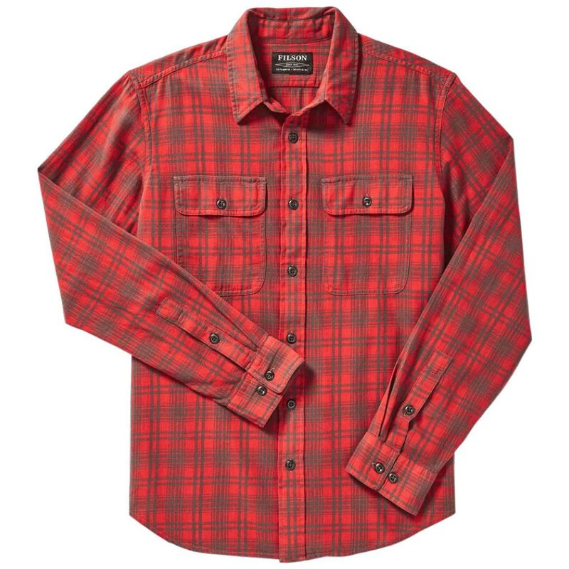 SALE! Filson Womens Scout Shirt Cream/Khaki/Red 