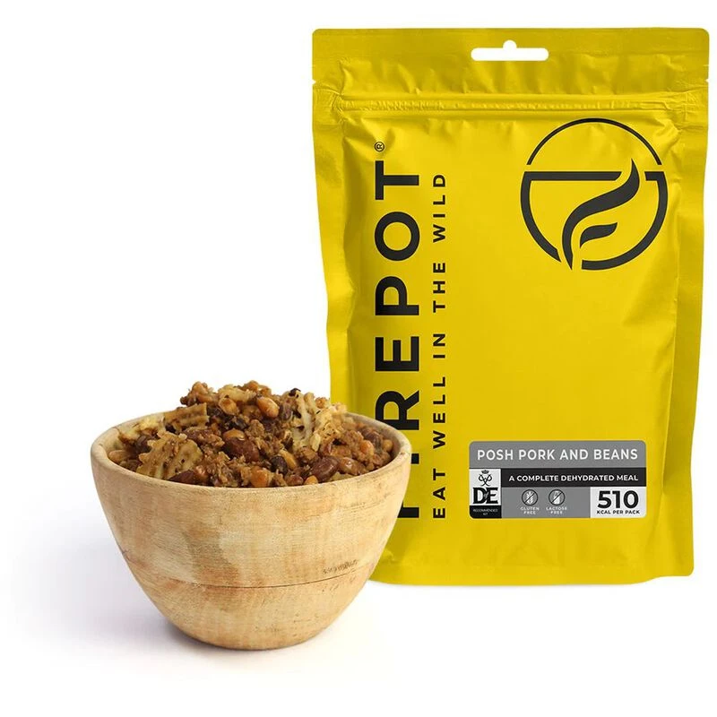 FirepotFood Dehydrated Meal (Posh Pork and Beans 135g) Sportpursui