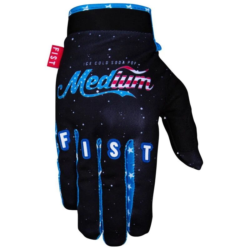 Fist Medium Boy Gloves (Black/Blue/White)
