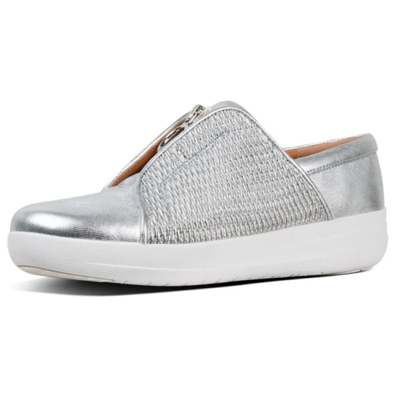 Fitflop Womens New Tennis Casual Shoes Silver Sportpursuit
