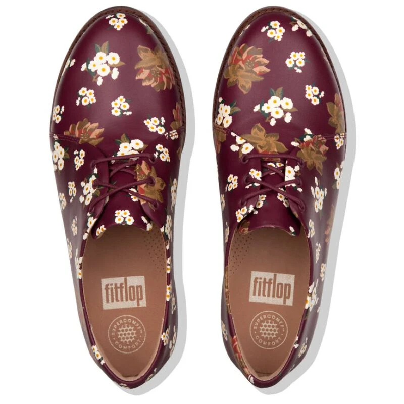 Fitflop Calzature Derby Dark Floral Donna Rosso privatesportshop.i