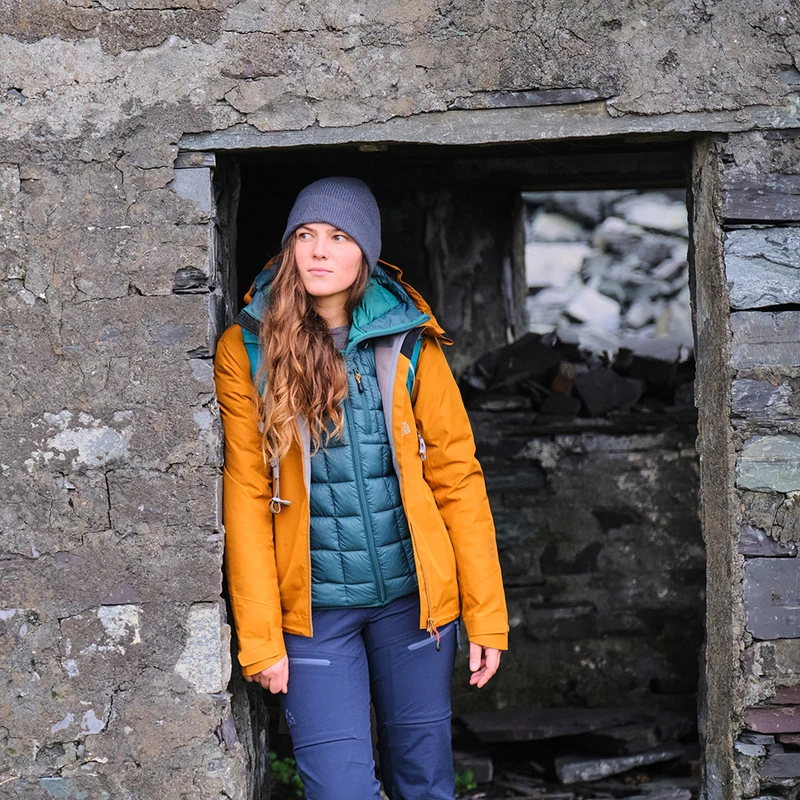 Womens Eldur Eco Insulated Jacket Emerald Fjern